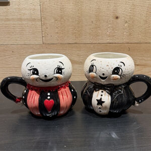 Johanna Parker Valentine's Day Mug Set LUNA Heart & Star Mugs Set Of 2 Valloween